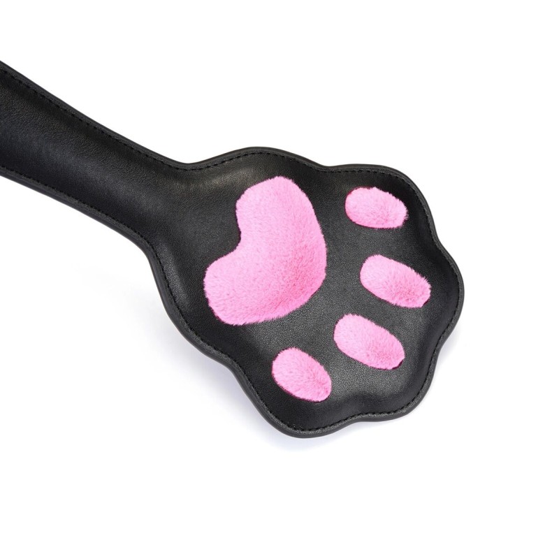 Паддл в виде кошачьей лапки Liebe Seele Round Paddle Black/Pink