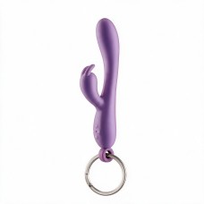 Брелок вібратор-кролик Diverty Sex Purple