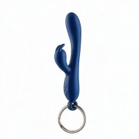 Брелок вібратор-кролик Diverty Sex Blue