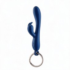 Брелок вібратор-кролик Diverty Sex Blue