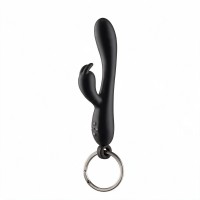 Брелок вибратор-кролик Diverty Sex Black