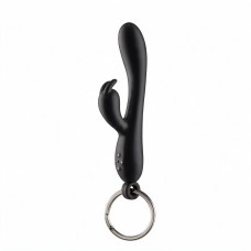Брелок вібратор-кролик Diverty Sex Black