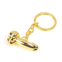 Брелок-пеніс металевий Diverty Sex Gold