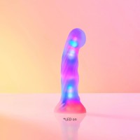 Светящийся дилдо Love To Love - SUGAR BOMB, 39 режимов подсветки, гнется, перезаряжаемый