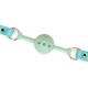 Кляп Liebe Seele Blue Lamb Leather Ball Gag with Velvet Lining