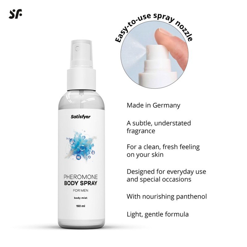 Спрей для тела с феромонами Satisfyer Pheromones Body Spray For Men 150 мл