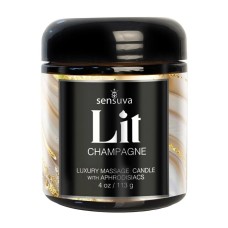 Масажна свічка Sensuva Lit Champagne Massage Candle 113г