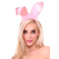 Ушки зайки Leg Avenue Bendable Marabou Trimmed Satin Bunny Ears Pink