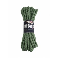 Хлопковая веревка для Шибари Feral Feelings Shibari Rope, 8 м хаки
