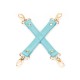 Хрестовина Liebe Seele Blue Lamb leather Hogtie with Velvet Lining