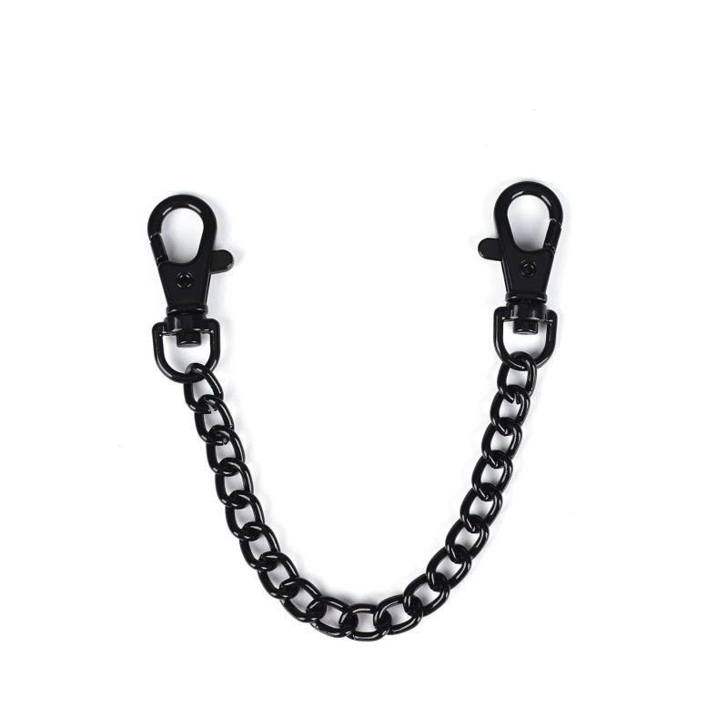 Наручники Liebe Seele Flower Rhythm - Black and Red Leather Flowers Hand Cuffs