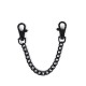 Наручники Liebe Seele Flower Rhythm - Black and Red Leather Flowers Hand Cuffs