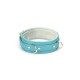 Ошейник с поводком Liebe Seele Blue Lamb Leather Collar with Velvet Lining