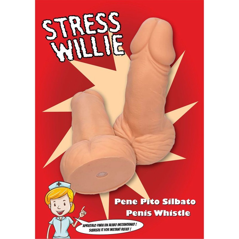Игрушка пенис-пищалка с мошонкой Diverty Sex Nude