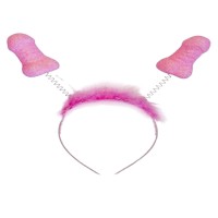 Обідок з антенами-пенісами Diverty Sex Pink