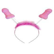 Обідок з антенами-пенісами Diverty Sex Pink