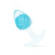 Анальна пробка Liebe Seele Icecream-shaped Crystal Anal Plug - Blue Small