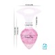 Анальна пробка Liebe Seele Heart-shaped Crystal Anal Plug - Pink Medium