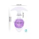 Анальна пробка Liebe Seele Icecream-shaped Crystal Anal Plug - Purple Medium