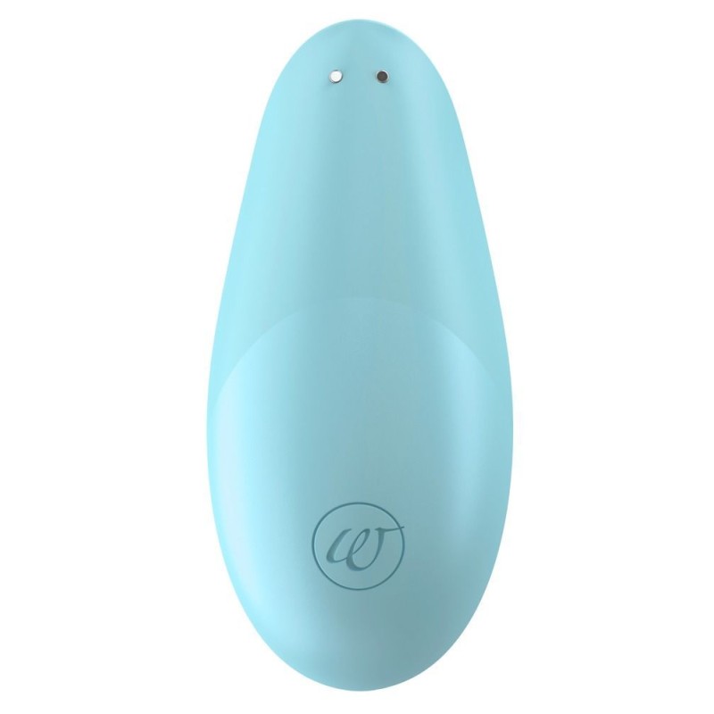 Вакуумний кліторальний стимулятор Womanizer Liberty Blue, магнітна кришка, 2 насадки