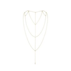 Ланцюжок для спини Bijoux Indiscrets Magnifique Back and Cleavage Chain - Gold, прикраса для тіла
