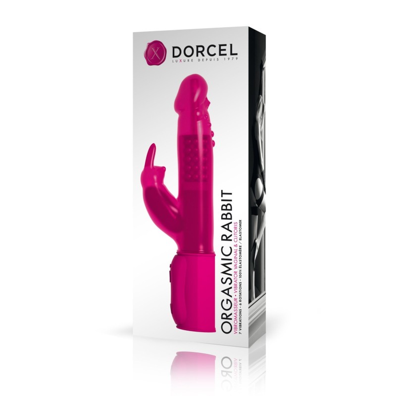 Вібратор-кролик Dorcel Orgasmic Rabbit Pink з перлинним масажем
