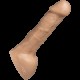 Фалоімітатор Doc Johnson - 7 Inch Perfect Erect Cock, велика головка, Vac-U-Lock