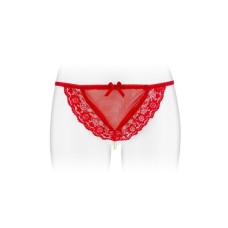 Трусики-стрінги з перлинною ниткою Fashion Secret KATIA Red