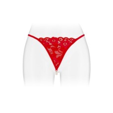 Трусики-стрінги з перлинною ниткою Fashion Secret VENUSINA Red