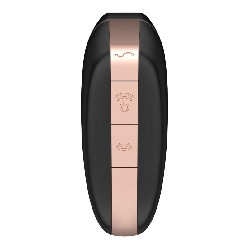 Вакуумный клиторальный стимулятор Satisfyer Love Triangle Black с управлением через интернет
