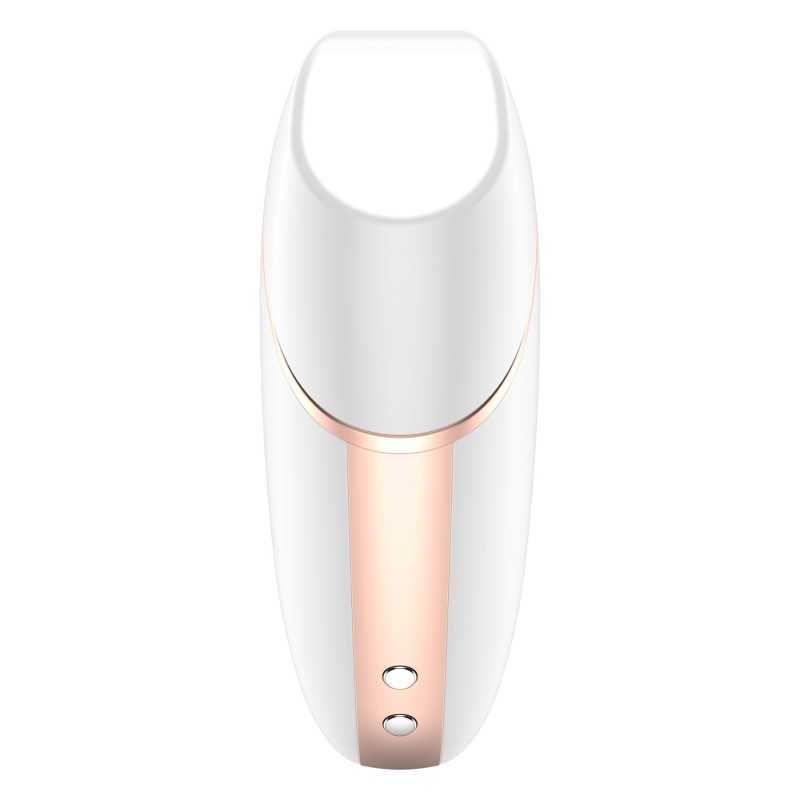 Вакуумний кліторальний стимулятор Satisfyer Love Triangle White з керуванням через інтернет