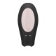 Смарт-вібратор для пар Satisfyer Double Joy Black із широким кліторальним стимулятором