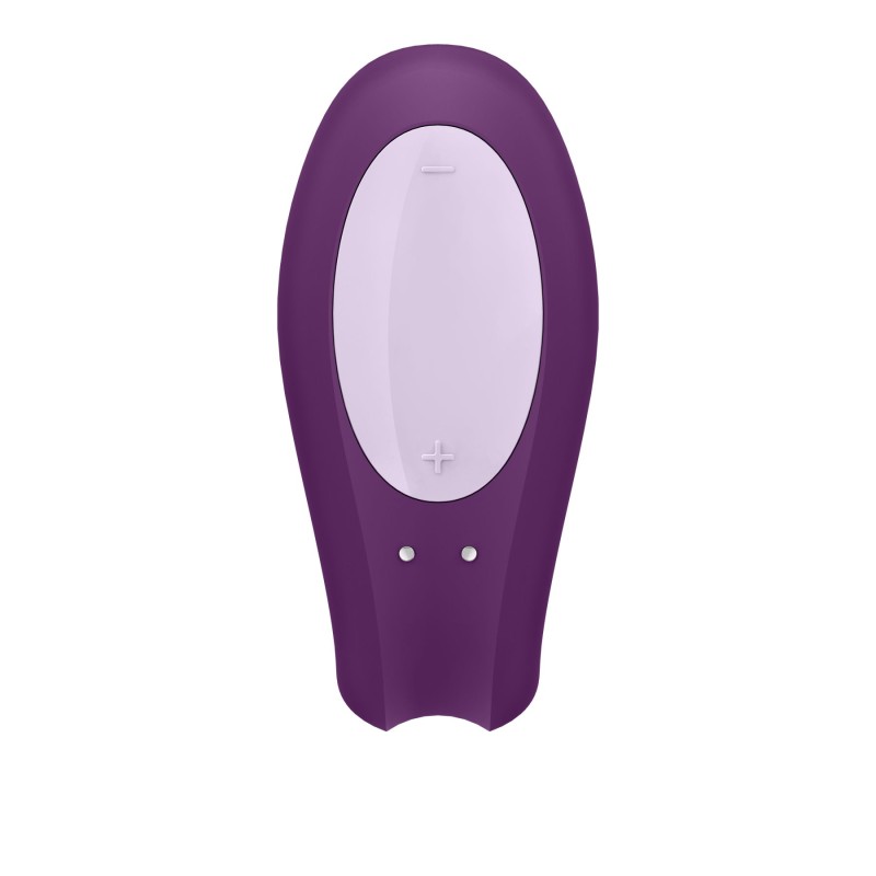 Смарт-вібратор для пар Satisfyer Double Joy Violet із широким кліторальним стимулятором