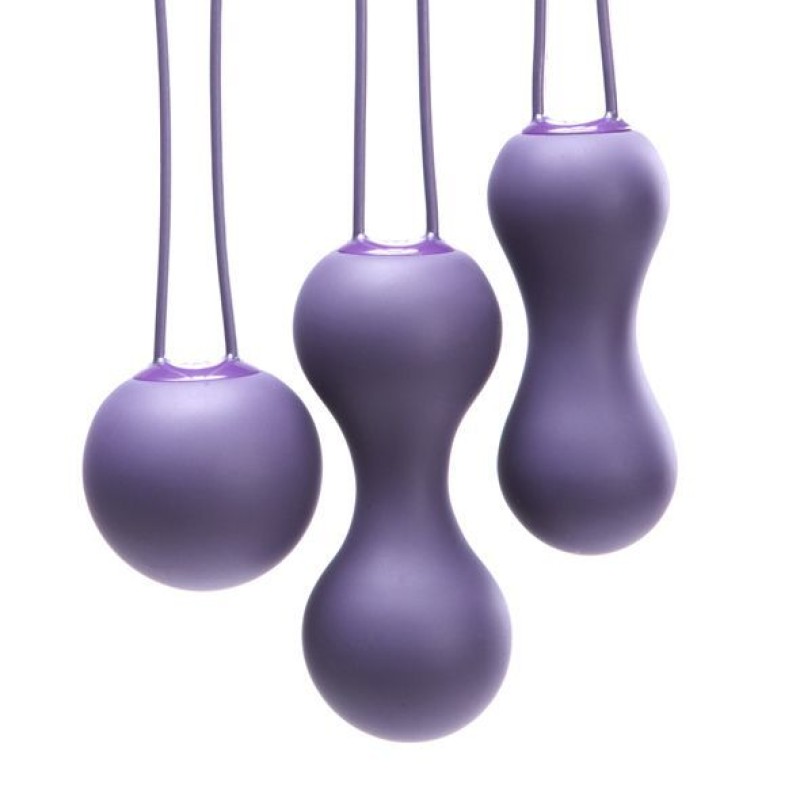 Набір вагінальних кульок Je Joue - Ami Purple, діаметр 3,8-3,3-2,7см, вага 54-71-100гр  + подарунок косметичка