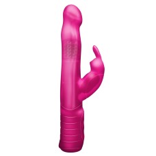 Вібратор-кролик Dorcel Baby Rabbit Pink з перлинним масажем і головкою, що обертається