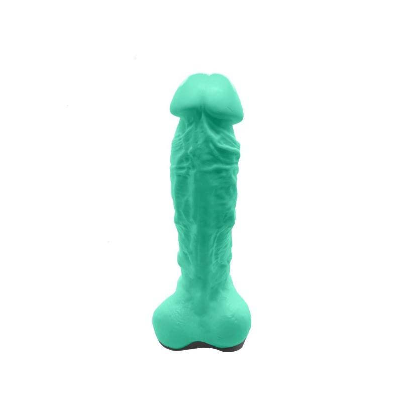 Крафтове мило-член із присоскою Чистий Кайф Turquoise size XL, натуральне