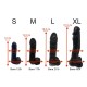 Крафтове мило-член із присоскою Чистий Кайф Violet size XL, натуральне