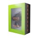 Ерекційне віброкільце Adrien Lastic Lingus Black з язичком і щіточкою для стимуляції клітора