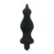 Анальная пробка с вибрацией Adrien Lastic Bullet Amuse Black, макс. диаметр 3,9см