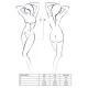 Боді-монокіні Passion ADARA BODY L/XL, black