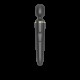 Вібромасажер Satisfyer Wand-er Woman (Black/Gold), водонепроникний, потужний, розмір XXL