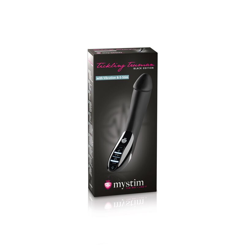 Вібратор з електростимуляцією Mystim Tickling Truman eStim Black, міостимулятор