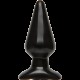 Анальна пробка Doc Johnson Smooth Classic Large - Black, макс. діаметр 5,7 см