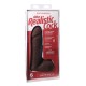 Фалоімітатор Doc Johnson The Realistic Cock 6 inch Black - ULTRASKYN, Vac-U-Lock, діаметр 4,3 см
