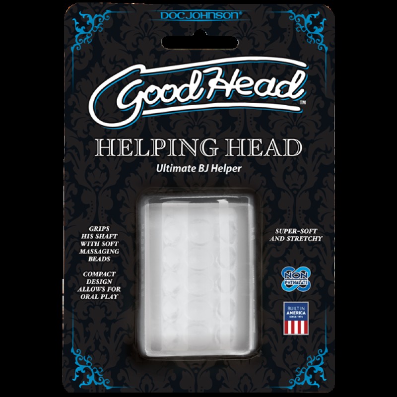 Мастурбатор Doc Johnson GoodHead - Helping Head ULTRASKYN, супер помічниця для мінету