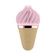 Морозиво-спінатор Satisfyer Lay-On - Sweet Treat Pink/Brown, 10 режимів роботи, водонепроникний