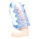 Мастурбатор Fleshlight Fleshskins Grip Blue Ice, надежная фиксация на руке, отлично для пар и минета