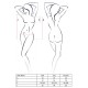 Откровенное боди с элементами стреп Passion Exclusive JADE BODY XXL/XXXL, black
