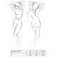 Напівпрозорий корсет Passion Exclusive MIRAJANE CORSET L/XL, black