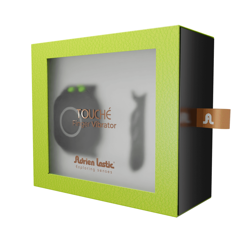 Вібратор на палець Adrien Lastic Touche (L) для глибокої стимуляції з пультом керування на руці